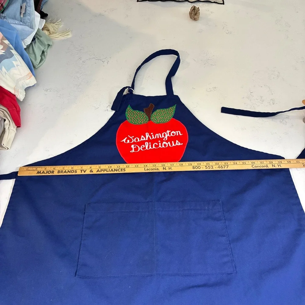 J. Nicoll Designs Apron Washington Delicious Apple Farmhouse Country Cottage